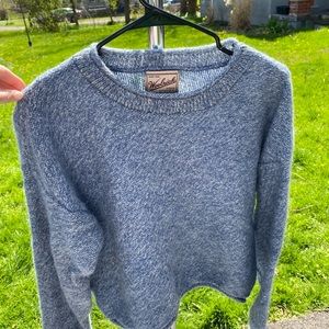 Woolrich wool blue sweater